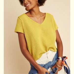By Anthropologie Valentina knit nubby top